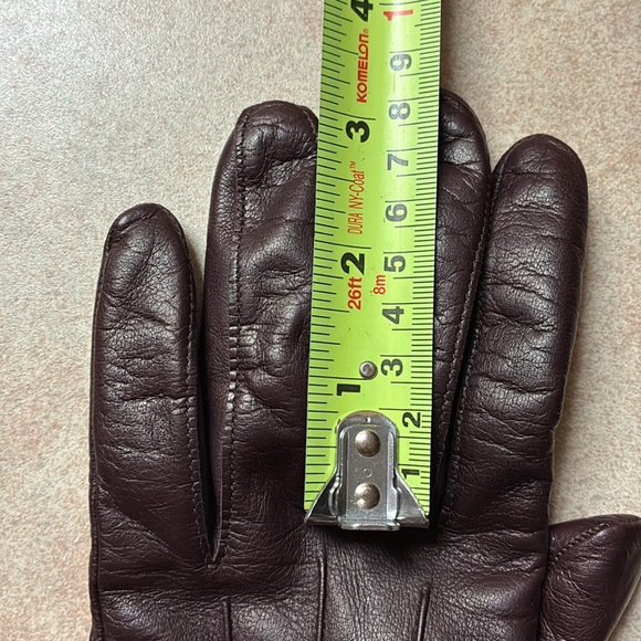 Nwot Coach Oxblood Butter Soft Leather Gloves Size 7 - Picture 11 of 14
